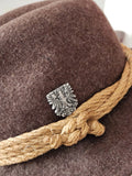Tyrolean Eagle Pewter Pin