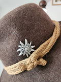 Pewter Edelweiss Pin 1"