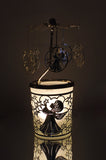 German Tealight Pyramid: Angel & Stars