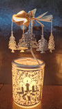 German Tealight Pyramid: Christmas Tree (Green)
