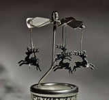 German Tealight Pyramid: Reindeer