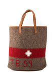 Swiss Shopper Tote WD19 13.5 x 15.75 x 5.5 inches
