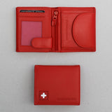 Swiss Leather Wallet - Red