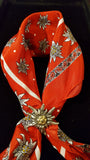 Italian Silk Edelweiss Scarves