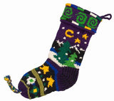 Hand Knit Old World Stockings - Nature