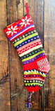 Hand Knit Old World Stockings - Holiday