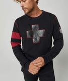 Men's Alp N Rock Helvetica Crew - Black