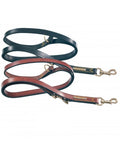 La Cinopelca Italian Leather "2 in 1" Adjustable Leashes - 6'