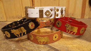 1 1/2" Large Contemporary Swiss Dog Collar