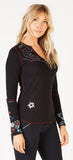 Alp N Rock Lucky U Henley - Black