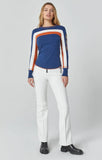 Alp N Rock Retro Stripe Crew - Estate Blue